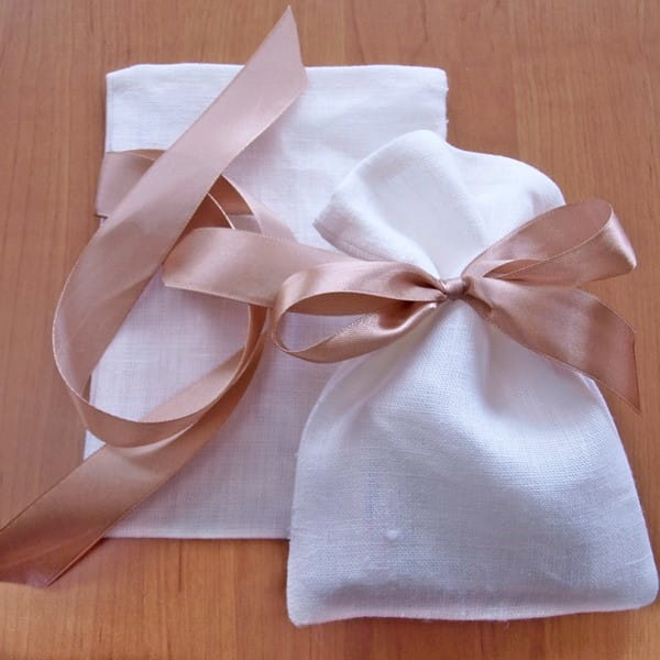 Woreczki z lnu małe