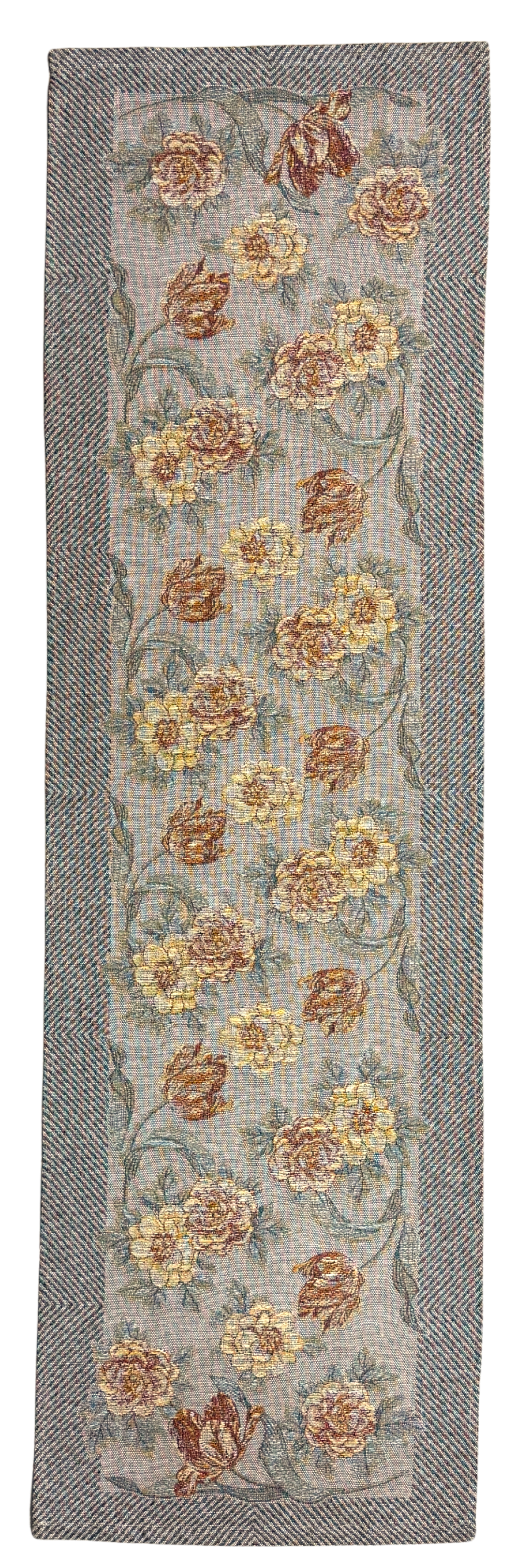 Bieżnik Róże i Tulipany 45x150 cm + 4 Podkładki 30x48 cm Len 89%