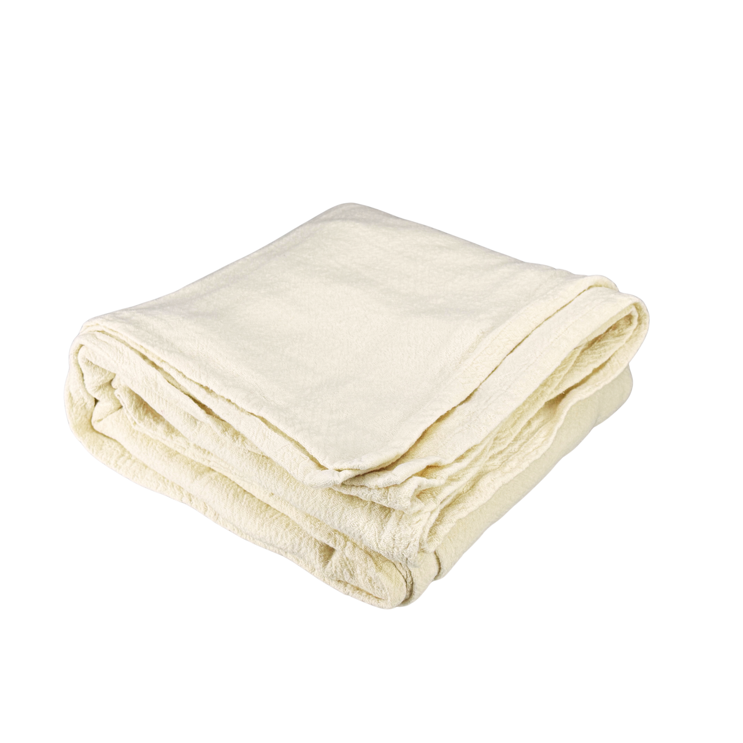 Koc Lniany Creamy 200 x 190 cm Len 100%