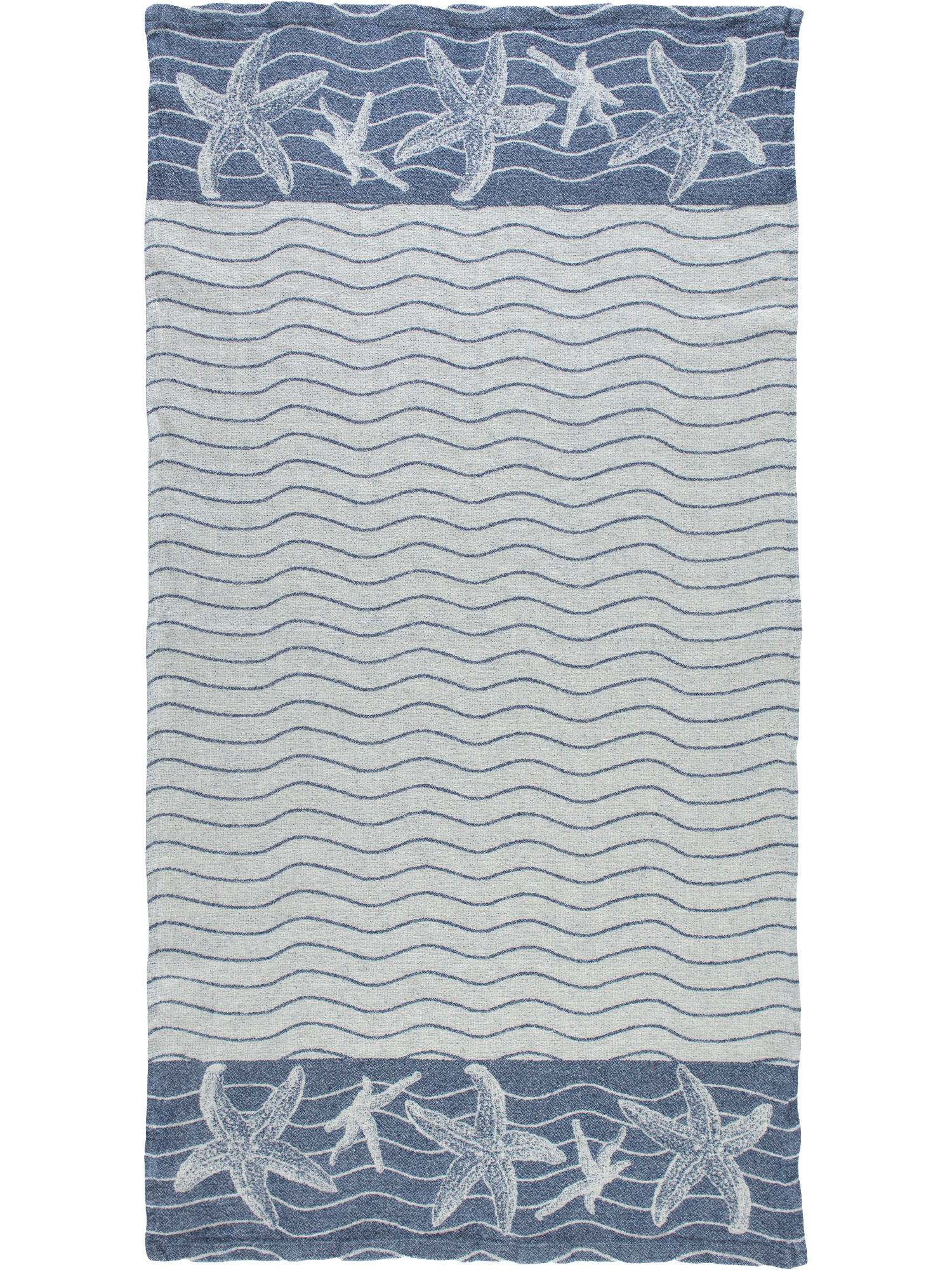 Ręcznik Lniany Rozgwiazdy 60x120 cm Len 72% Baw 28%